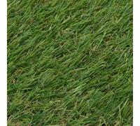 Gazon artificiel vert 1,33 x 10 m avec hauteur des poils de 20 mm, résistant aux UV, facile d'entretien, résistant aux intempéries, flexible à découper pour jardin, balcon, intérieur et extérieur