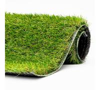 Gazon Synthétique 35mm en 2m de large (2m de large x 24m de long) RÉSISTANT & ULTRA DENSE !