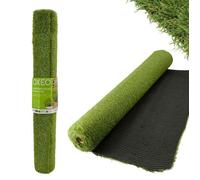 Gazon synthétique artificiel rouleau 4m2 - 1230g/m2 - Épaisseur 2cm - Pelouse synthétique balcon, terrasse - Effet Naturel