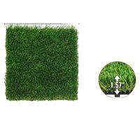 Gazon synthétique, design durable, installation facile, dimensions : 30 x 30 centimètres