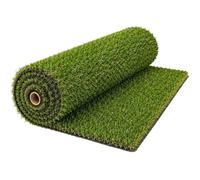 TERRE JARDIN Gazon Synthétique Premium - Rouleau 1 x 4 m, Pelouse Artificielle 4 m²