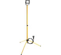 goobay Projecteur de chantier à LED avec pied télescopique 30 W 2550 lm et lumière blanc neutre 4000 K