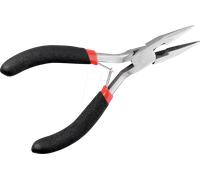 Goobay Pince à becs demi-rondes Fixpoint 77098 – embouts striés, 125 mm