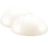 Goobay 80205 Lot de 2 lampes décoratives solaires LED en forme de pierre, 24 cm, taille M, RGBW - Lampe solaire d'extérieur avec couleurs RGB et 10 modes d'éclairage, 10 lm de lumière blanche, IP44 po