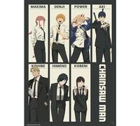 GB eye - Chainsaw Man Devil Hunters Poster (52 x 38 cm, sans cadre, intérieur, salon, chambre)