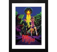 GB eye Dan Da Dan Framed print Cow abduction Indifférent Photo encadrée coloré Plastique
