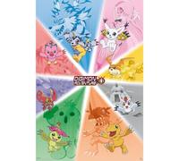 Gb Eye Gbydco153 Maxi Poster Digimon Group 61 X 91,5 Cm Neuf