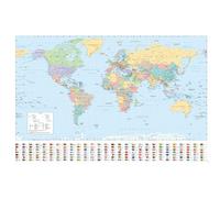 GB eye - HARPER COLLINS Poster Carte du Monde 21 (91,5 x 61 cm)