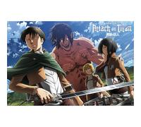 GB eye - L'ATTAQUE DES TITANS Poster Prêts à se battre ! Maxi Poster 91.5 x 61 cm