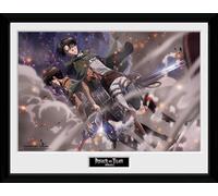 GB eye LTD, Attack on Titan, Smoke Blast, Photographie encadrée 30 x 40 cm