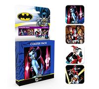 Lot de 4 dessous de verre DC Comics Harley Quinn G