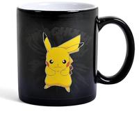 GB EYE Mug, Céramique, Noir, Pokemon, Pikachu 9,5 x 8,5 x 9,5 cm