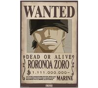 GB eye - ONE PIECE Poster Wanted Zoro Wano (91,5 x 61 cm)