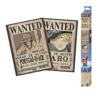 Gb Eye - One Piece Set 2 Chibi Posters Wanted Sabo & Ace