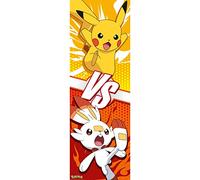 GB eye - POKEMON Poster de porte Pikachu et Flambino (53 x 158 cm)