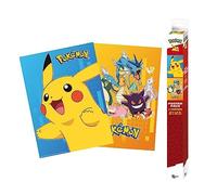 GB Eye – Set de 2 posters Pokémon Chibi – Personnages colorés 52x38