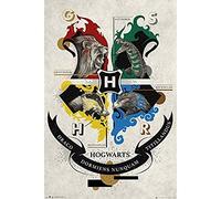 GB eye Poster Harry Potter avec blason animal
