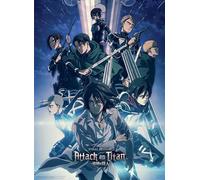 GB eye - Poster L’ATTAQUE DES TITANS Saison 4 Groupe - Produit Officiel - Affiche - Dimensions 52 x 38 cm