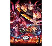 GB eye - Poster Maxi DEMON SLAYER Quartier des Plaisirs - Produit Officiel - Format 91,5 × 61 cm - Impression Haute Qualité