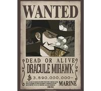 GB eye - Poster ONE PIECE Wanted (WANTED Dracule Mihawk)