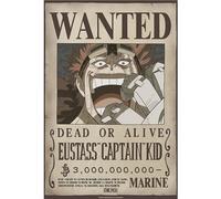 GB Eye – Affiche ONE PIECE Wanted (WANTED Eustass Captain Kid)