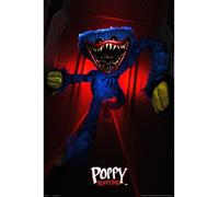 Gb Posters Poppy Playtime Huggy Wuggy Poster - Shipped Rolled - Poster d'art - Affiches murales - Affiches et impressions (61 x 91,5 cm, sans cadre, film brillant)