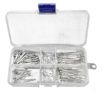 GB1096 Lot de 140 clés parallèles à tige carrée 3 mm, 4 mm, 5 mm, 6 mm, boîte de fixation standard pour entretien industriel (C)