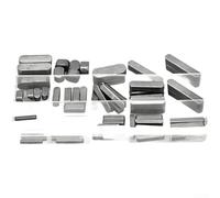 GB1096 Lot de 140 clés parallèles à tige carrée 3 mm, 4 mm, 5 mm, 6 mm, boîte de fixation standard pour entretien industriel (B)