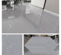 GBACHOOSE 40 Pièces Dalle PVC Adhésive 30x30 cm, Revêtement de Sol 1,3 mm, Parquet Marbre Adhésif, Lino en Rouleau pour Salon, Cuisine, Chambre