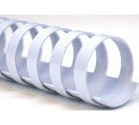 GBC 4028198 - Peignes plastiques, 14 mm, blancs, 100 pièces
