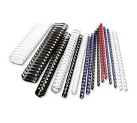 Gbc 4028612 Pack De 100 Peignes De Reliure 22 Mm Blanc