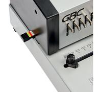GBC 4410038, Relieuse électrique, 500 feuilles, argentée