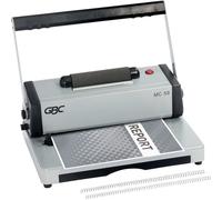 GBC 4410057, Machine à relier les bobines, Électro / Manuel, 450 feuilles, Argent