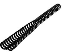 GBC Baguettes de reliure en plastique ClickBind, DIN A4, 12 mm, noir, vous recevrez 1 paquet, paquet de 50