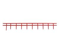 GBC Bande de reliure/peigne de reliure SureBind DIN A4 25 mm rouge 100 pièces
