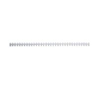 GBC ClickBind - 12 mm - 34 anneaux - A4 (210 x 297 mm) - 95 feuilles - givré transparent - 50 unités peine Click de reliure