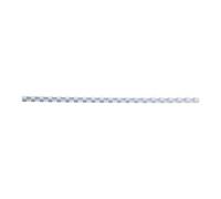 GBC CombBind - 10 mm - 21 anneaux - A4 (210 x 297 mm) - 65 feuilles - blanc - 100 unités peigne de reliure en plastique - pour GBC CombBind C110, C210, C250PRO