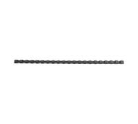 GBC CombBind - 10 mm - 21 anneaux - A4 (210 x 297 mm) - 65 feuilles - noir - 100 unités peigne de reliure en plastique - pour P/N: 2101435, 4400399, IB271106, IB271717