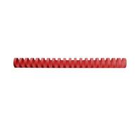 GBC CombBind - 16 mm - 21 anneaux - A4 (210 x 297 mm) - 145 feuilles - rouge - 100 unités peigne de reliure en plastique - pour P/N: 2101435, 4400399, IB271106, IB271717