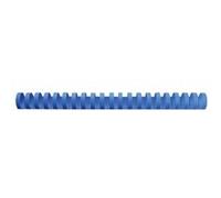 GBC CombBind - 19 mm - 21 anneaux - A4 (210 x 297 mm) - 165 feuilles - bleu - 100 unités peigne de reliure en plastique - pour GBC CombBind C110, C210, C250PRO Bleu G