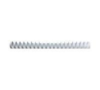 GBC CombBind - 25 mm - 21 anneaux - A4 (210 x 297 mm) - 25 feuilles - blanc - 50 unités peigne de reliure en plastique - pour P/N: 2101435, IB271106, IB271717