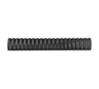 Gbc Combbind - 45 Mm - 21 Anneaux - A4 (210 X 297 Mm) - 390 Feuilles - Noir - 50 Unités Peigne De Reliure En Plastique - Pour P/N: 2101435, Ib271106, Ib271717