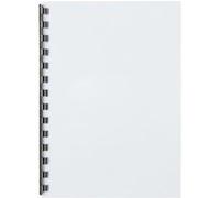 GBC CombBind - 8 mm - 14 anneaux - A5 (148 x 210 mm) - 45 feuilles - noir - 100 unités peigne de reliure PVC Noir G