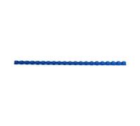 GBC CombBind - 8 mm - 21 anneaux - A4 (210 x 297 mm) - 45 feuilles - bleu - 100 unités peigne de reliure en plastique - pour P/N: 2101435, 4400399, IB271106, IB271717
