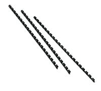 GBC CombBind - Baguette de reliure spirale plastique - diamètre 28 mm pour 240 feuilles- Noir