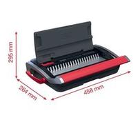 GBC CombBind CB15 - Machine à relier - peigne - diamètre max. : 19 mm - perforation : 17 feuilles - reliure : 165 feuilles Noir
