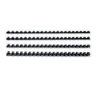 GBC CombBind Pack de 100 Reliures spirale plastique 22 mm Noir