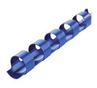 GBC CombBind - Polychlorure de vinyle (PVC) - 6 mm - 21 anneaux - A4 (210 x 297 mm) - 25 feuilles - bleu - 100 unités peigne de reliure en plastique Bleu G
