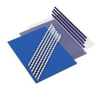 GBC CombBind Selection Pack - 8 mm - 21 anneaux - A4 (210 x 297 mm) - 45 feuilles - rouge - 25 unités peigne de reliure en plastique - pour CombBind C110, C20, C210, C25, C250PRO, C75, DB28Pro Rouge G