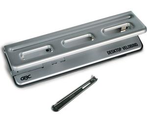 GBC Desktop VeloBinder Machine de reliure à bandes 200 feuilles Gris